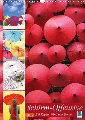 Schirm-Offensive: Bei Regen, Wind und Sonne (Wandkalender 2019 DIN A3 hoch) von CALVENDO