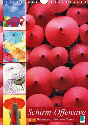 Schirm-Offensive: Bei Regen, Wind und Sonne (Wandkalender 2019 DIN A4 hoch) von CALVENDO