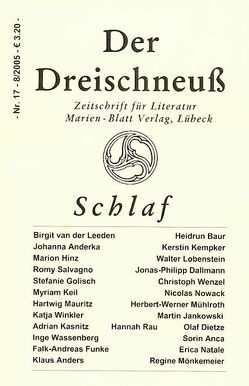 Schlaf von Baur,  Heidrun, Dallmann,  Jonas-Philipp, Hinz,  Marion, Leeden,  Birgit van der, Mönkemeier,  Regine