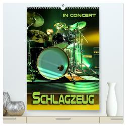 Schlagzeug in Concert (hochwertiger Premium Wandkalender 2024 DIN A2 hoch), Kunstdruck in Hochglanz von Utz,  Renate