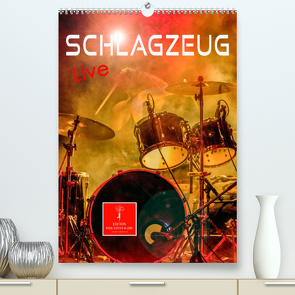 Schlagzeug live (Premium, hochwertiger DIN A2 Wandkalender 2023, Kunstdruck in Hochglanz) von Roder,  Peter