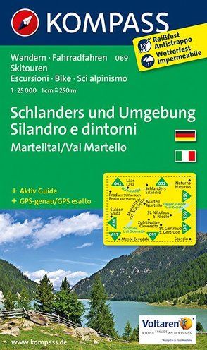 KOMPASS Wanderkarte Schlanders und Umgebung /Silandro e dintorni von KOMPASS-Karten GmbH