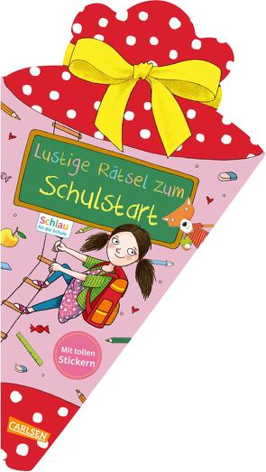 Schlau für die Schule: Lustige Rätsel zum Schulstart mit Stickern von Fuchs,  Caroline, Rothmund,  Sabine