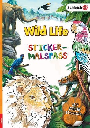 SCHLEICH® Wild Life – Sticker-Malspaß