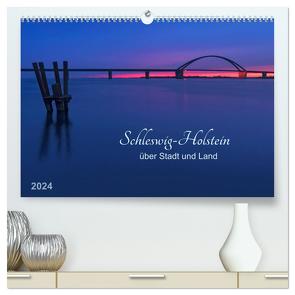 Schleswig-Holstein – über Stadt und Land (hochwertiger Premium Wandkalender 2024 DIN A2 quer), Kunstdruck in Hochglanz von Kolfenbach,  Klaus