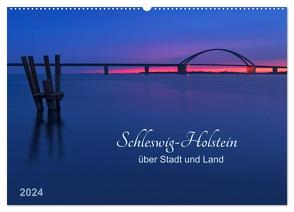 Schleswig-Holstein – über Stadt und Land (Wandkalender 2024 DIN A2 quer), CALVENDO Monatskalender von Kolfenbach,  Klaus