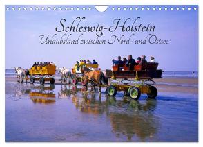 Schleswig-Holstein, Urlaubsland zwischen Nord- und Ostsee (Wandkalender 2024 DIN A4 quer), CALVENDO Monatskalender von Reupert,  Lothar