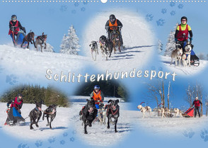 Schlittenhundesport (Wandkalender 2023 DIN A2 quer) von Eschrich -HeschFoto,  Heiko