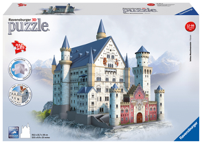 Ravensburger 3D Puzzle 12573 – Schloss Neuschwanstein – 216 Teile – Für alle Märchenschloss Fans ab 10 Jahren