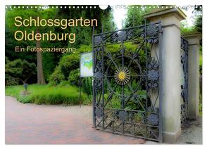 Schlossgarten Oldenburg. Ein Fotospaziergang (Wandkalender 2024 DIN A3 quer), CALVENDO Monatskalender von Renken,  Erwin