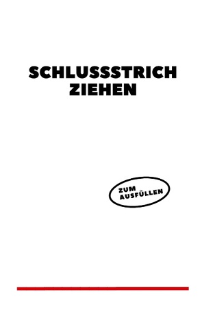 Schlussstrich ziehen von Stern,  Caroline