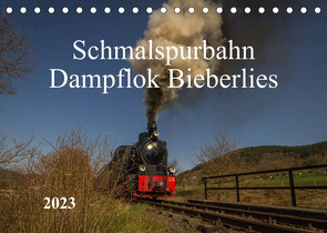 Schmalspurbahn Dampflok Bieberlies (Tischkalender 2023 DIN A5 quer) von Rein,  Simone