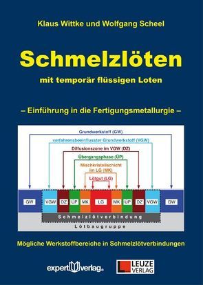 Schmelzlöten mit temporär flüssigen Loten von Scheel,  Wolfgang, Wittke,  Klaus