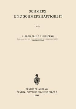 Schmerz und Schmerzhaftigkeit von Auersperg,  A.