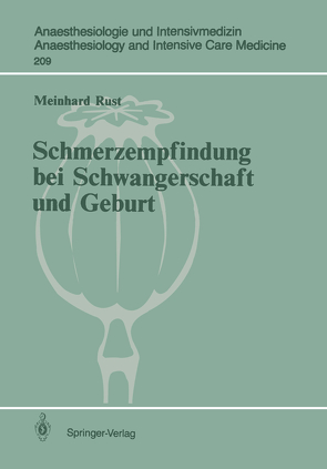Schmerzempfindung bei Schwangerschaft und Geburt von Rust,  Meinhard