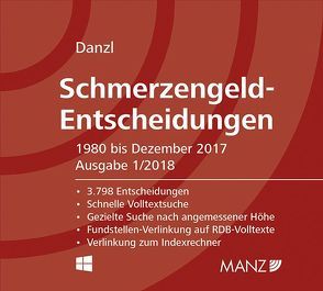 Schmerzengeld-Entscheidungen von Danzl,  Karl-Heinz