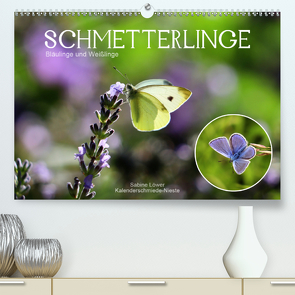 Schmetterlinge, Bläulinge und Weißlinge (Premium, hochwertiger DIN A2 Wandkalender 2021, Kunstdruck in Hochglanz) von Löwer,  Sabine