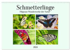 Schmetterlinge – Filigrane Wunderwerke der Natur (Wandkalender 2024 DIN A3 quer), CALVENDO Monatskalender von Kleemann,  Claudia