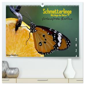 Schmetterlinge Nützlinge der Natur farbenfrohe Exoten (hochwertiger Premium Wandkalender 2024 DIN A2 quer), Kunstdruck in Hochglanz von Diesselhorst,  Monique