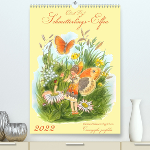 Schmetterlings-Elfen (Premium, hochwertiger DIN A2 Wandkalender 2023, Kunstdruck in Hochglanz) von Vogl,  Christl