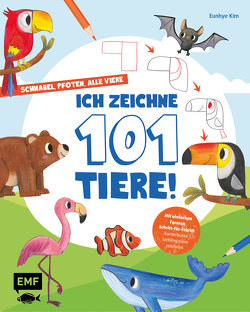 Schnabel, Pfoten, alle viere – ich zeichne 101 Tiere! von Kim ,  Eunhye