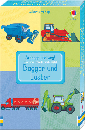 Schnapp und weg! Das superschnelle Kartenspiel: Bagger und Laster von Tudor,  Andy