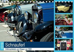 Schnauferl – Oldtimerdetails von Wagen vor 1930 (Tischkalender 2019 DIN A5 quer) von Marten,  Martina