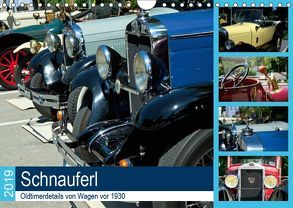 Schnauferl – Oldtimerdetails von Wagen vor 1930 (Wandkalender 2019 DIN A4 quer) von Marten,  Martina