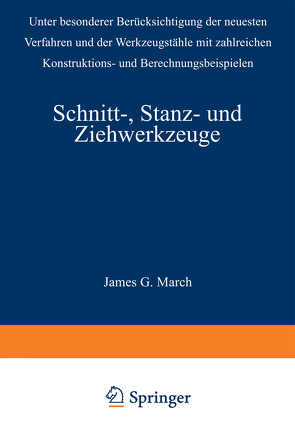 Schnitt-, Stanz- und Ziehwerkzeuge von Kaiser,  Fritz, Oehler,  Gerhard