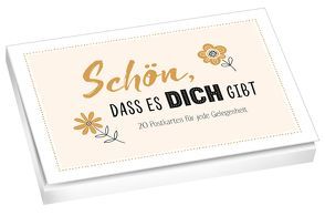 Schön, dass es dich gibt – Postkartenbuch von Plato,  Hanni