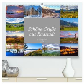 Schöne Grüße aus Radstadt (hochwertiger Premium Wandkalender 2024 DIN A2 quer), Kunstdruck in Hochglanz von Kramer,  Christa