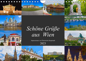 Schöne Grüße aus Wien (Wandkalender 2023 DIN A4 quer) von Kramer,  Christa