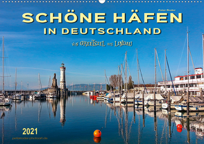 Schöne Häfen in Deutschland von Greetsiel bis Lindau (Wandkalender 2021 DIN A2 quer) von Roder,  Peter