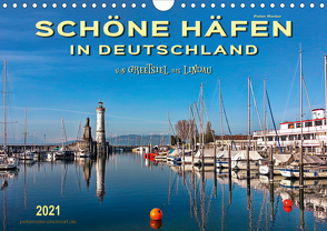 Schöne Häfen in Deutschland von Greetsiel bis Lindau (Wandkalender 2021 DIN A4 quer) von Roder,  Peter