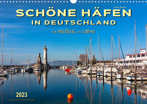 Schöne Häfen in Deutschland von Greetsiel bis Lindau (Wandkalender 2023 DIN A3 quer) von Roder,  Peter