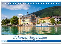 Schöner Tegernsee (Tischkalender 2024 DIN A5 quer), CALVENDO Monatskalender von Falke,  Manuela