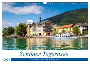 Schöner Tegernsee (Wandkalender 2024 DIN A3 quer), CALVENDO Monatskalender von Falke,  Manuela