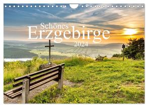 Schönes Erzgebirge (Wandkalender 2024 DIN A4 quer), CALVENDO Monatskalender von Wagner,  Sven