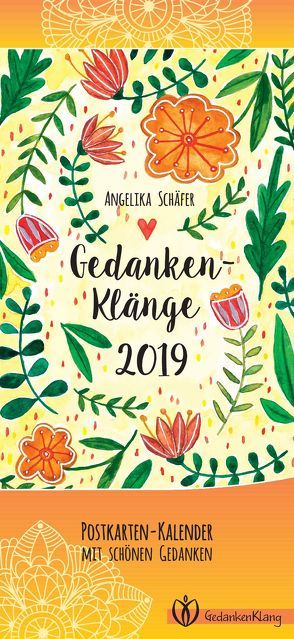 GedankenKlänge 2019 von Schäfer,  Angelika