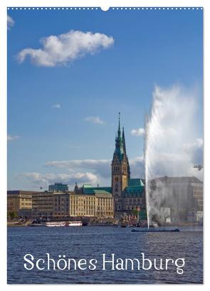 Schönes Hamburg (Wandkalender 2024 DIN A2 hoch), CALVENDO Monatskalender von Enders,  Borg