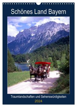 Schönes Land Bayern (Wandkalender 2024 DIN A3 hoch), CALVENDO Monatskalender von Reupert,  Lothar