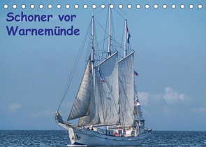 Schoner vor Warnemünde (Tischkalender 2022 DIN A5 quer) von Morgenroth (petmo),  Peter