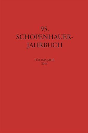 Schopenhauer Jahrbuch von Birnbacher,  Dieter, Kossler,  Matthias