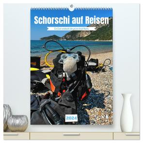 Schorschi auf Reisen (hochwertiger Premium Wandkalender 2024 DIN A2 hoch), Kunstdruck in Hochglanz von Katharina,  Stachanczyk