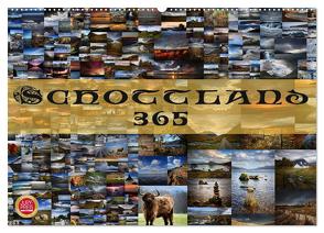 Schottland 365 (Wandkalender 2024 DIN A2 quer), CALVENDO Monatskalender von Cross,  Martina