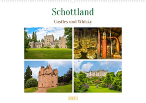 Schottland – Castles und Whisky (Wandkalender 2023 DIN A2 quer) von Schwarze,  Nina