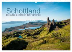 Schottland – Die wilde Schönheit der Highlands (Wandkalender 2024 DIN A2 quer), CALVENDO Monatskalender von Tesmar,  Stefan