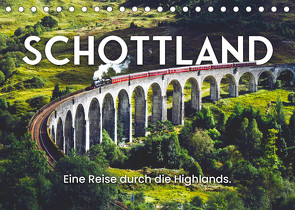 Schottland – Eine Reise durch die Highlands. (Tischkalender 2022 DIN A5 quer) von SF