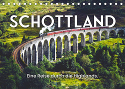 Schottland – Eine Reise durch die Highlands. (Tischkalender 2023 DIN A5 quer) von SF