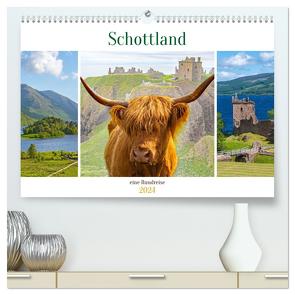 Schottland – eine Rundreise (hochwertiger Premium Wandkalender 2024 DIN A2 quer), Kunstdruck in Hochglanz von Schwarze,  Nina